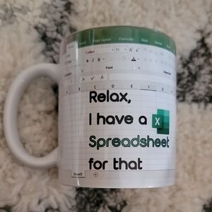 Spreadsheet Design Coffee Mug